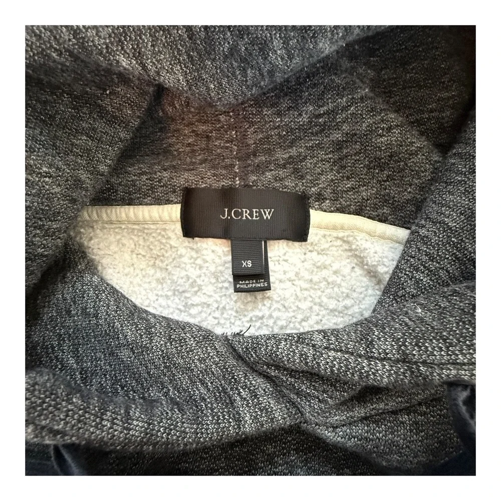 J. Crew‎ Mens Gray Hoodie XS Pullover Long Sleeve Casual Activewear
